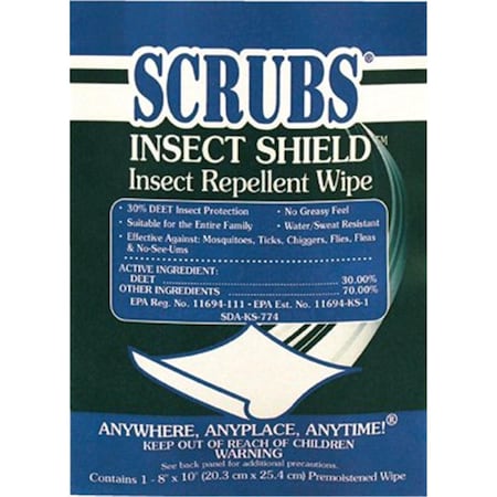 Dymon Insect Sheild Insect Repellant Towel 1- Package 253-91401